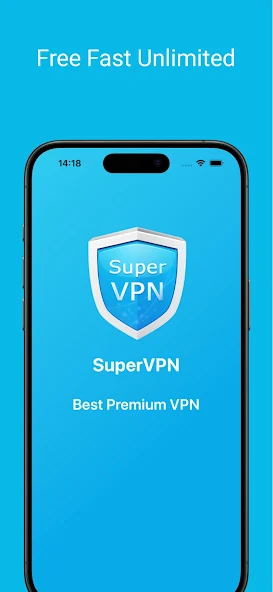 SuperVPN app screen